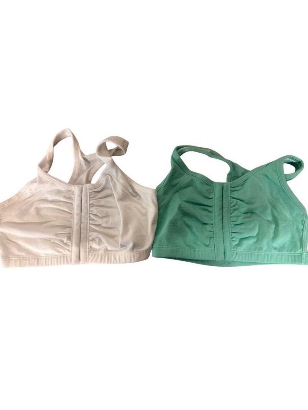 Fruit of the Loom Front Close Racerback Bra Womens Size 34 2 Pack New